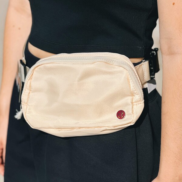 Walking Cy Cream Crossbody Belt Bag